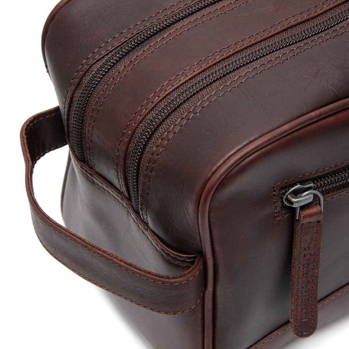 Stacey Full-Grain Leather Toiletry Bag pour Femme – Vue produit alternative 3