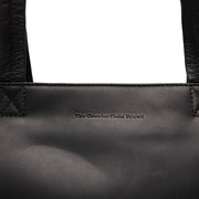 
Classic 100% Full-Grain leather Bag - Perspective arrière montrant les bretelles en cuir renforcées
