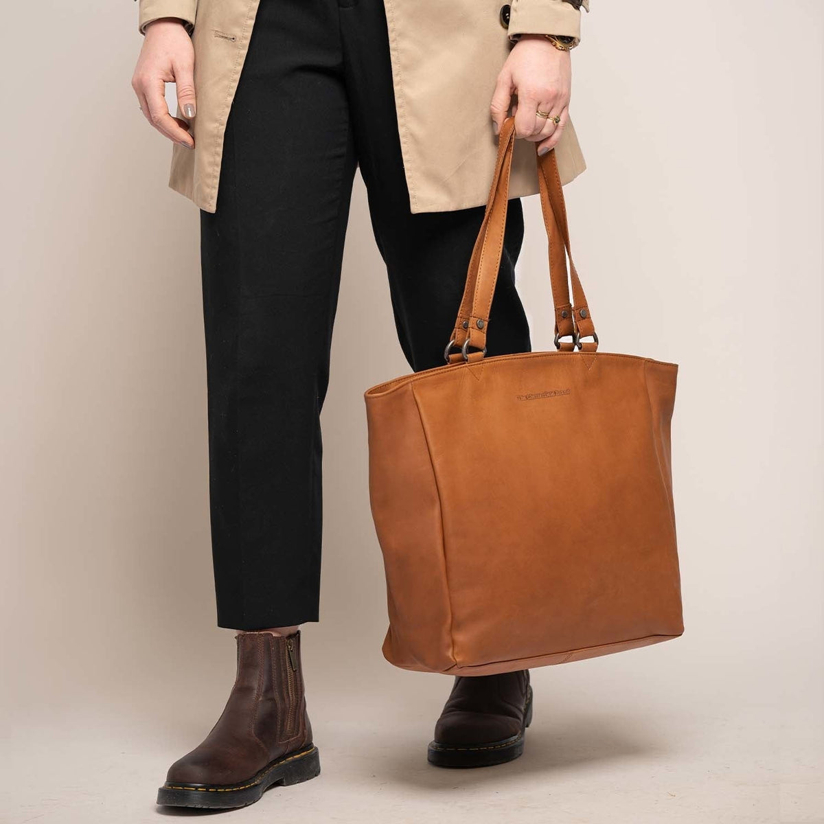 Berlin Full-Grain Leather Tote Bag pour Femme – Vue produit alternative 3