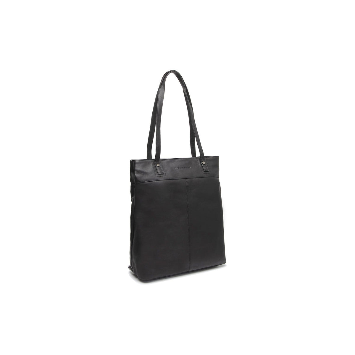 Solvia Full-Grain Leather Tote Bag pour Femme in Classic 100% Full-Grain Leather - Full Exterior Front Profile View | Acheter en ligne