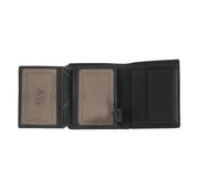 
Classic 100% Full-Grain leather Wallet - Perspective arrière montrant les bretelles en cuir renforcées