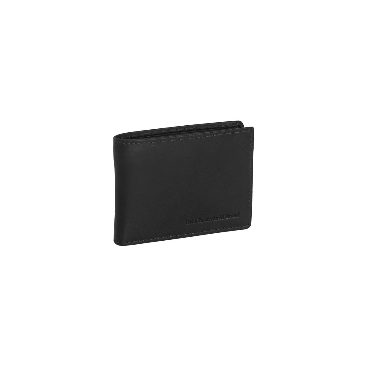 Enzo Full-Grain Portefeuille en Cuir pour Homme in Classic 100% Full-Grain Leather - Full Exterior Front Profile View | Acheter en ligne