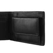 Enzo Full-Grain Portefeuille en Cuir pour Homme - Structured Side Profile Showing Gusset Depth &amp; Expansion Capacity