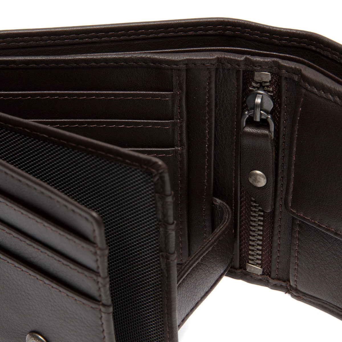Hendrick Full-Grain Portefeuille en Cuir pour Homme – Vue produit alternative 3
