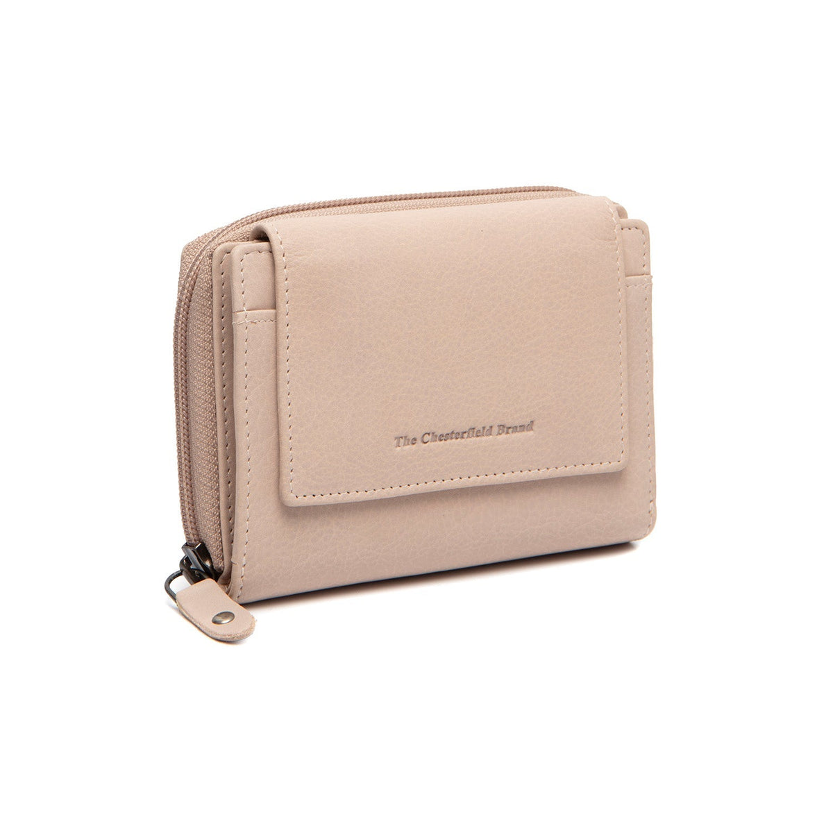Orveta Full-Grain Portefeuille en Cuir pour Femme in Classic 100% Full-Grain Leather - Full Exterior Front Profile View | Acheter en ligne