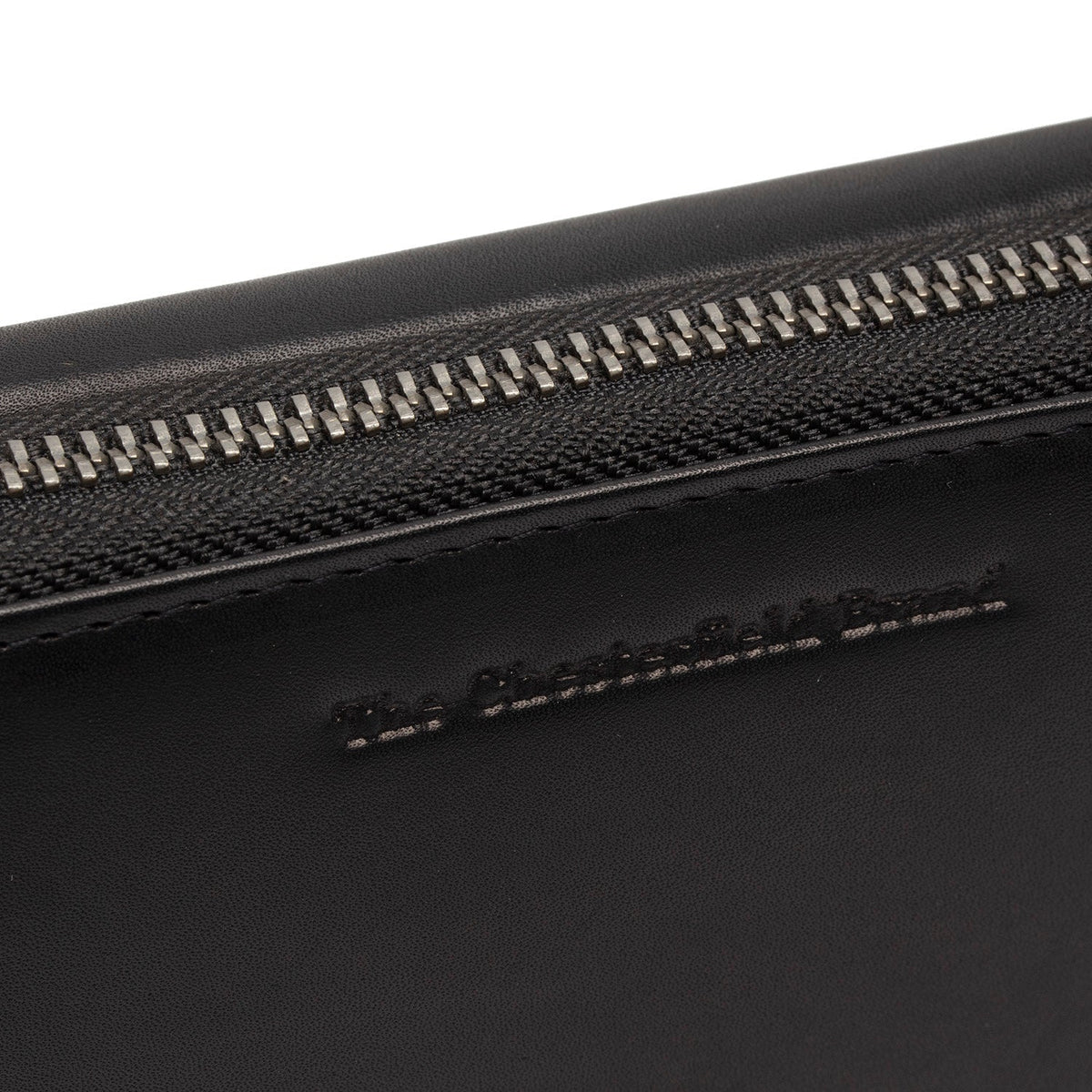 
Classic 100% Full-Grain leather Wallet - Perspective arrière montrant les bretelles en cuir renforcées