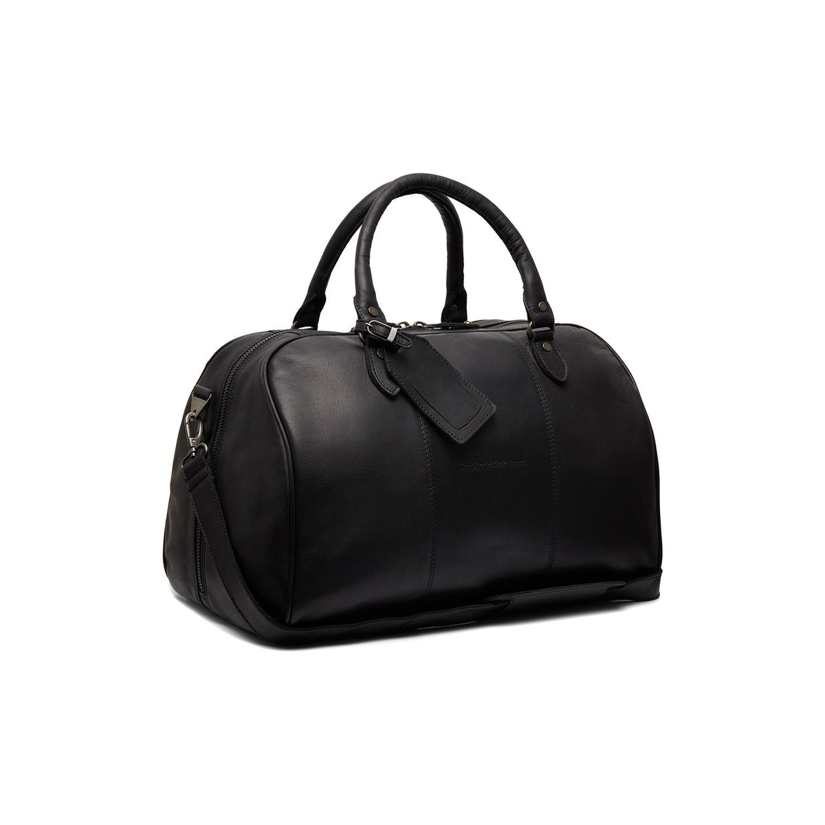 Liam Full-Grain Leather Weekender Bag pour Femme in Classic 100% Full-Grain Leather - Full Exterior Front Profile View | Acheter en ligne