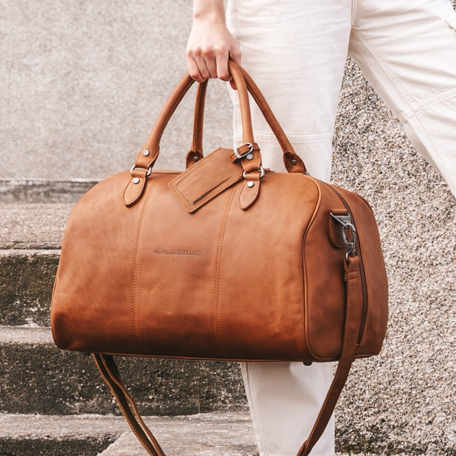 Liam Full-Grain Leather Weekender Bag pour Femme – Vue produit alternative 2