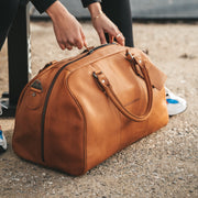 Liam Full-Grain Leather Weekender Bag pour Femme – Vue produit alternative 3