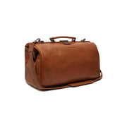 Texel Full-Grain Leather Weekender Bag pour Femme in Classic 100% Full-Grain Leather - Full Exterior Front Profile View | Acheter en ligne