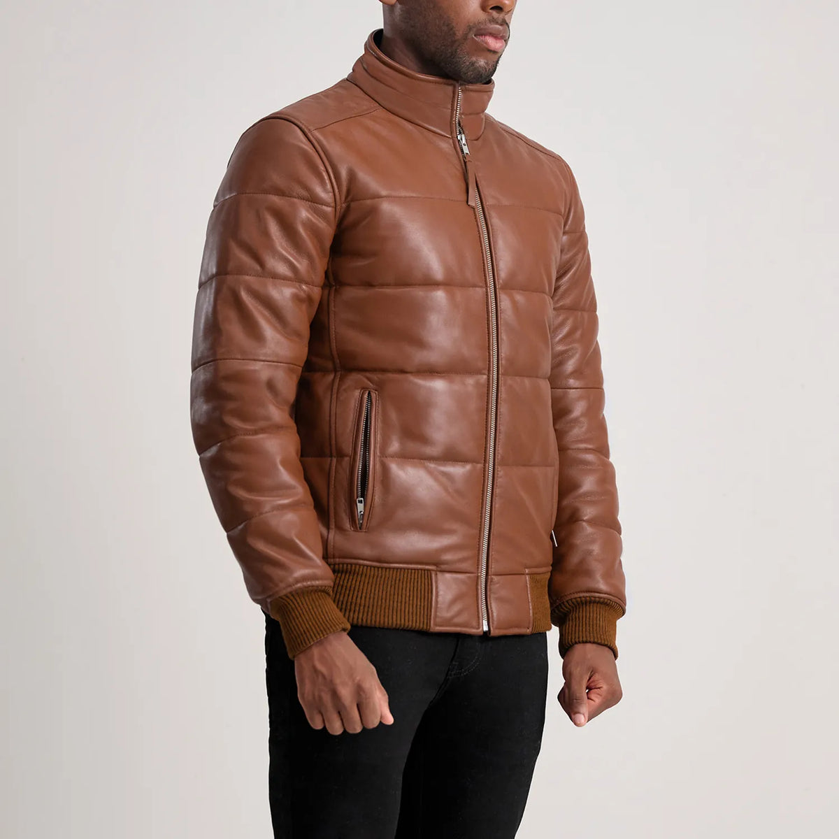 
Lucas Blouson Bombardier en Cuir pour Homme – alternate product view 2