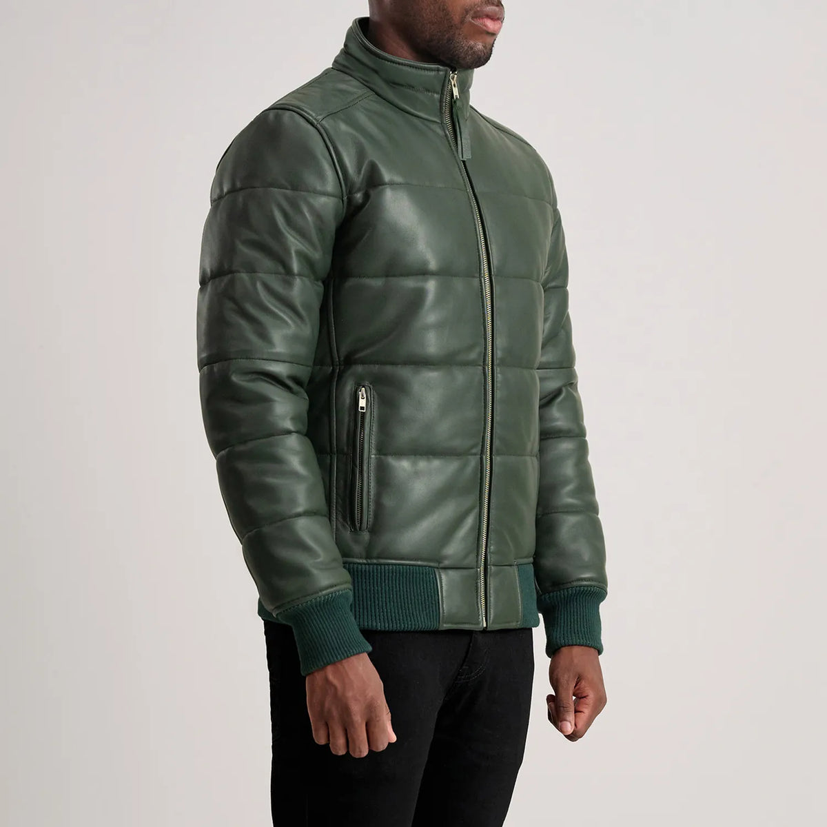 
Lucas Blouson Bombardier en Cuir pour Homme – alternate product view 2