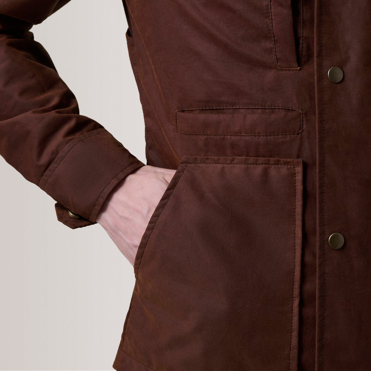 Vue intérieure Showing Flannel &amp; Deux poches intérieures
