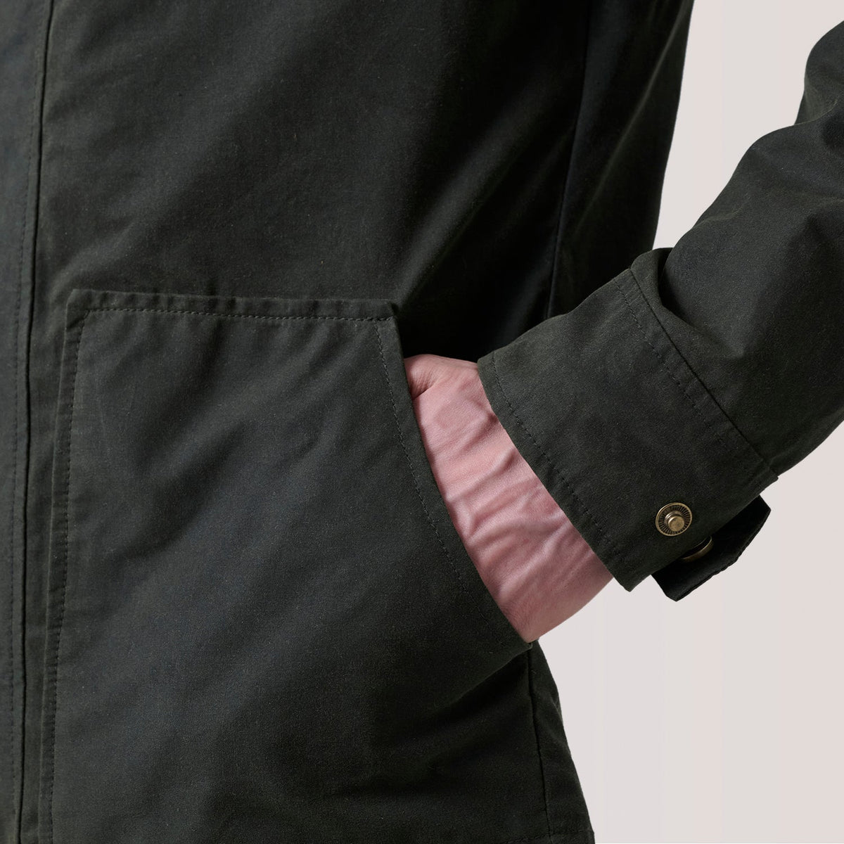 Vue intérieure Showing Flannel &amp; Deux poches intérieures