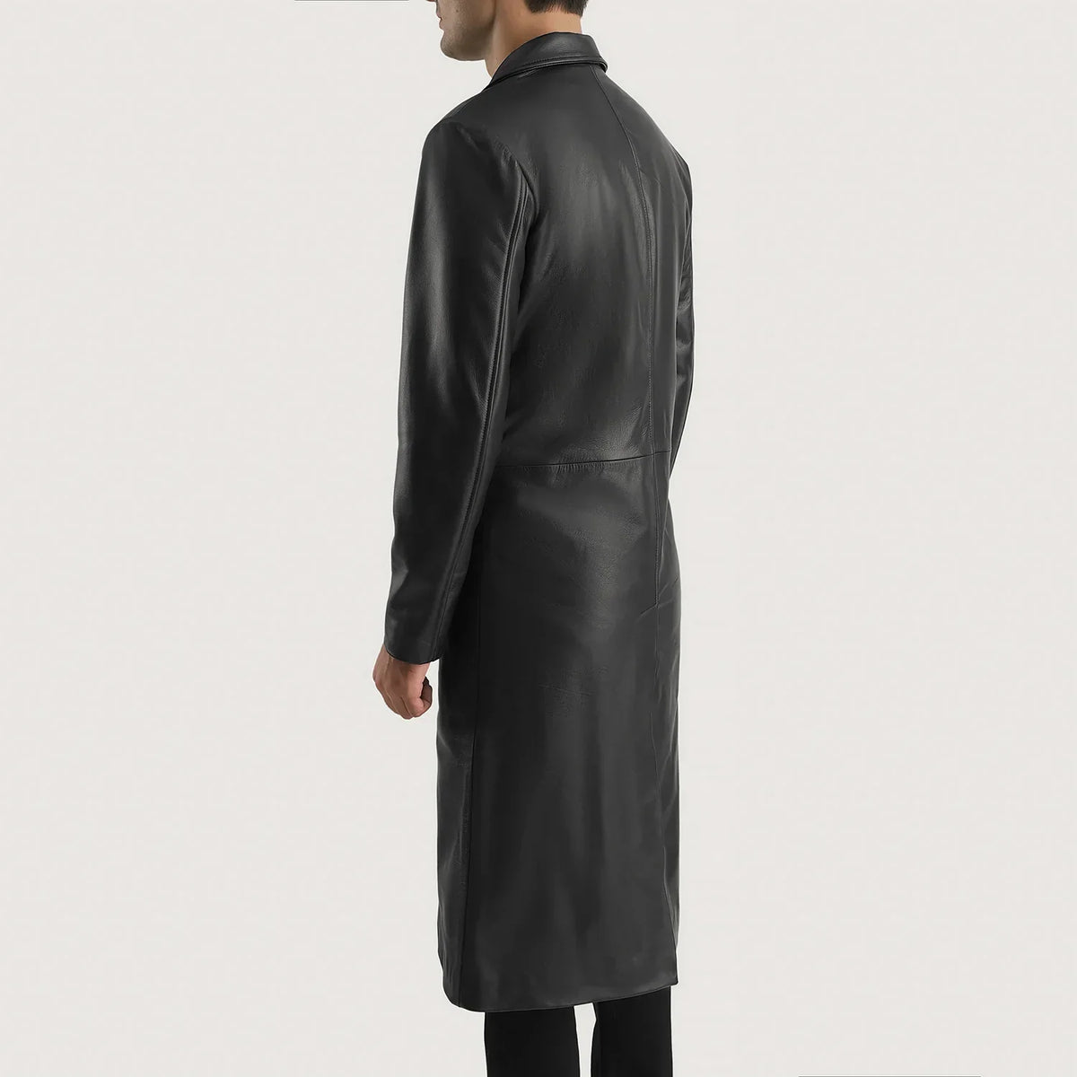 Authentic Cowhide Leather with Semi-aniline Finish Grain Texture &amp; Heavy-Duty Seam Stitching Detail