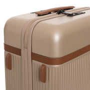 Tailored Rib Cuffs &amp; Hem Craftsmanship Construction Detail on Medium Suitcase Zuna pour Femme