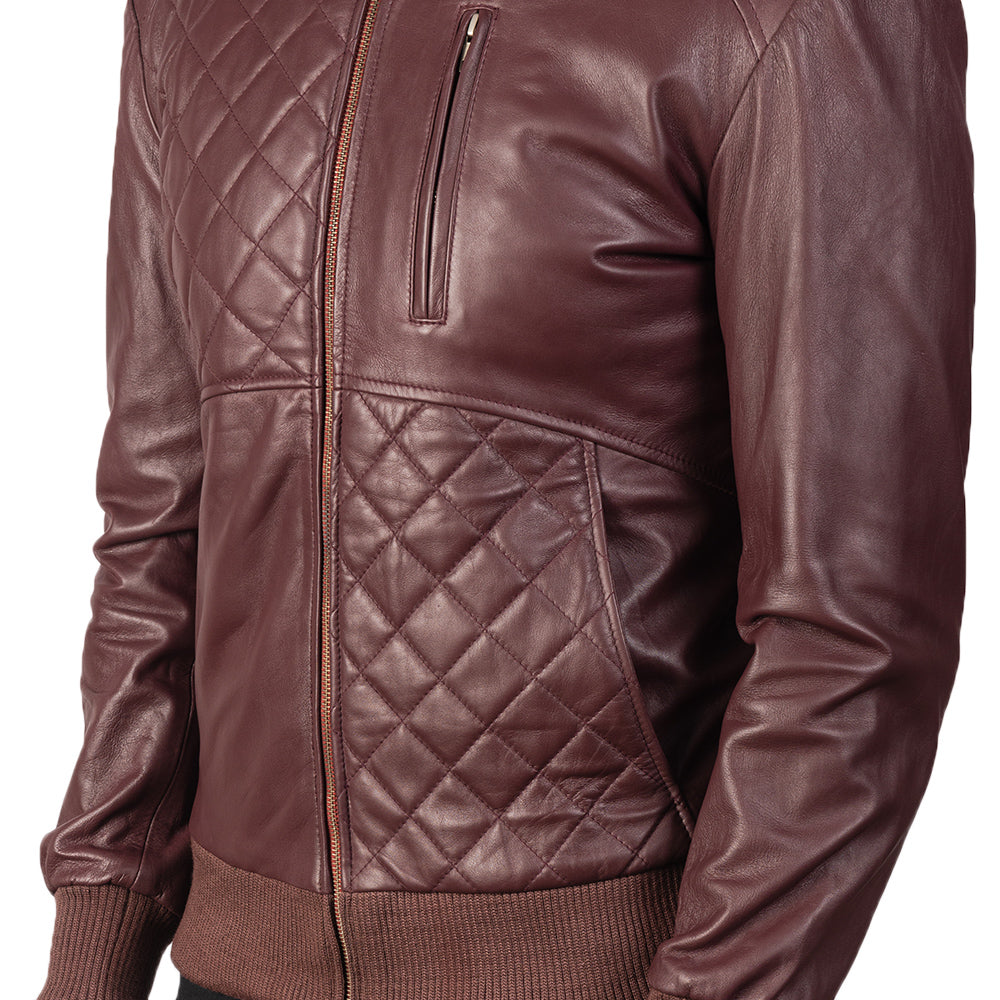 Moda Blouson Bomber en Cuir pour Homme – Vue produit alternative 5