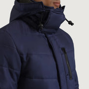 
Vue intérieure Showing Quilted Viscose Lining & Deux poches intérieures fonctionnelles