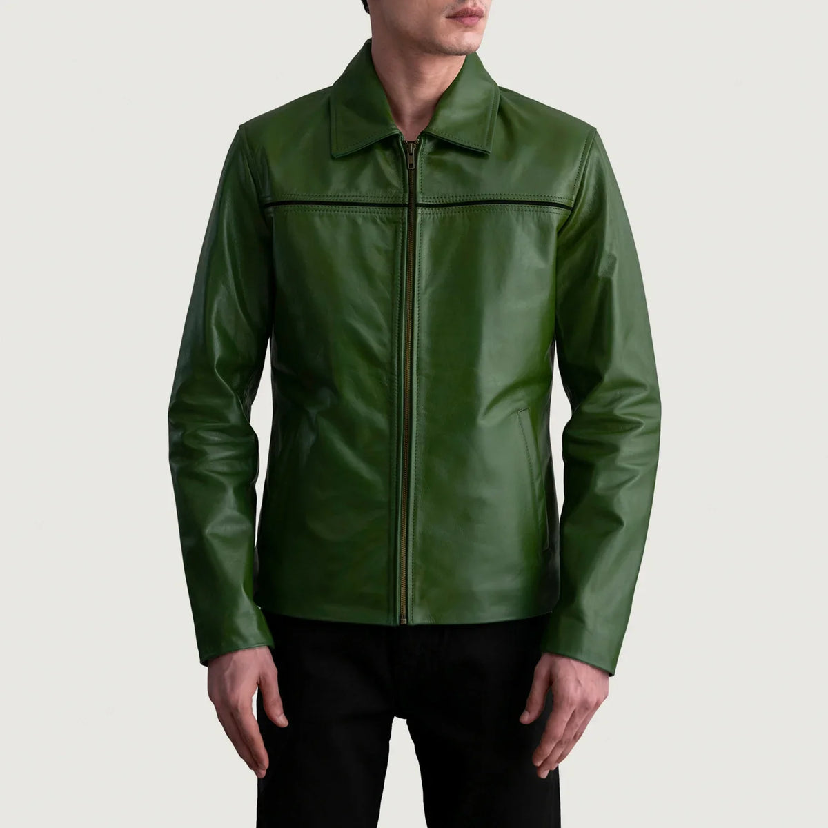 
Mystical Veste en Cuir pour Homme – alternate product view 3