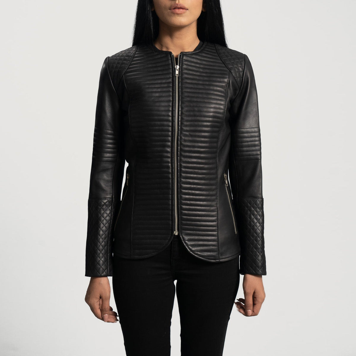 
Nexi Matelassé Veste en Cuir pour Femme – alternate product view 4