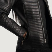 
Nexi Matelassé Veste en Cuir pour Femme – alternate product view 6