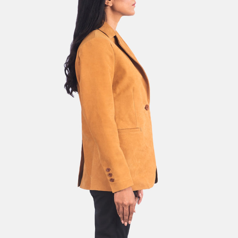 Norma Blazer en Cuir pour Femme
