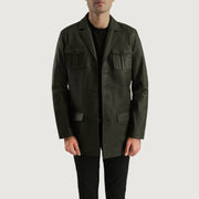 Ray Cutler Veste en Cuir pour Homme – Vue produit alternative 1