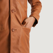 Ray Cutler Veste en Cuir pour Homme – Vue produit alternative 4