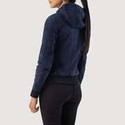 
Rebella Hooded Blouson Bombardier en Cuir pour Femme – alternate product view 5