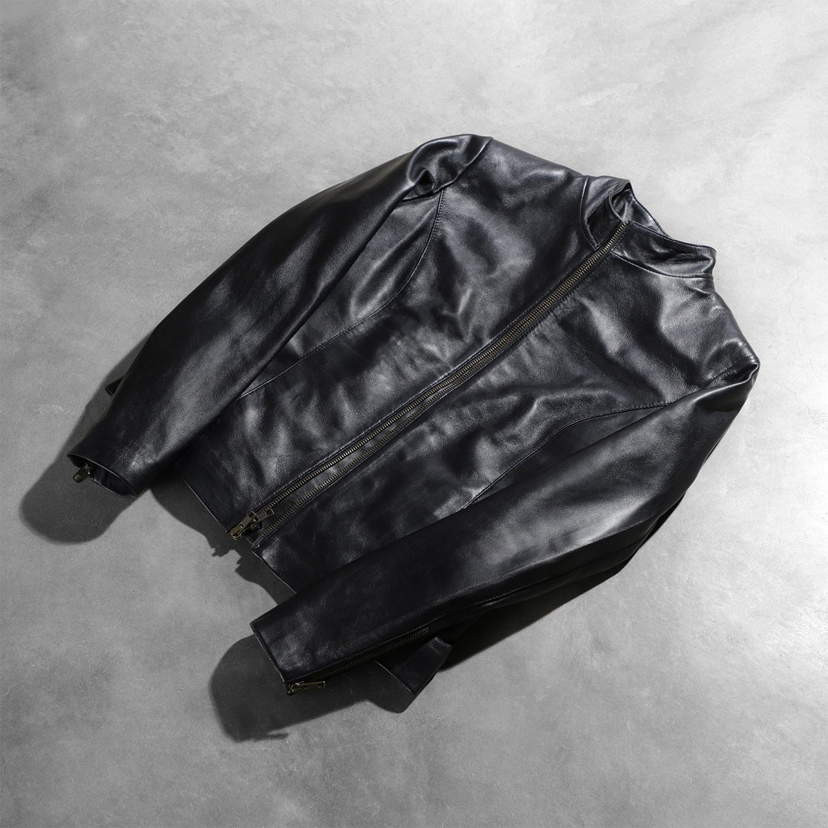 Rumella Veste Motard en Cuir pour Femme – Vue produit alternative 7