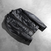 Rumella Veste Motard en Cuir pour Femme – Vue produit alternative 8