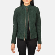 Rumella Veste Motard en Cuir pour Femme – Vue produit alternative 1