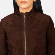 Rumella Veste Motard en Cuir pour Femme – Vue produit alternative 6