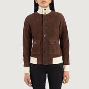 
Sasha A1 Blouson Bombardier en Cuir pour Femme – alternate product view 4