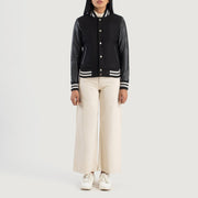 
Savant Varsity Veste en Cuir pour Femme – alternate product view 3