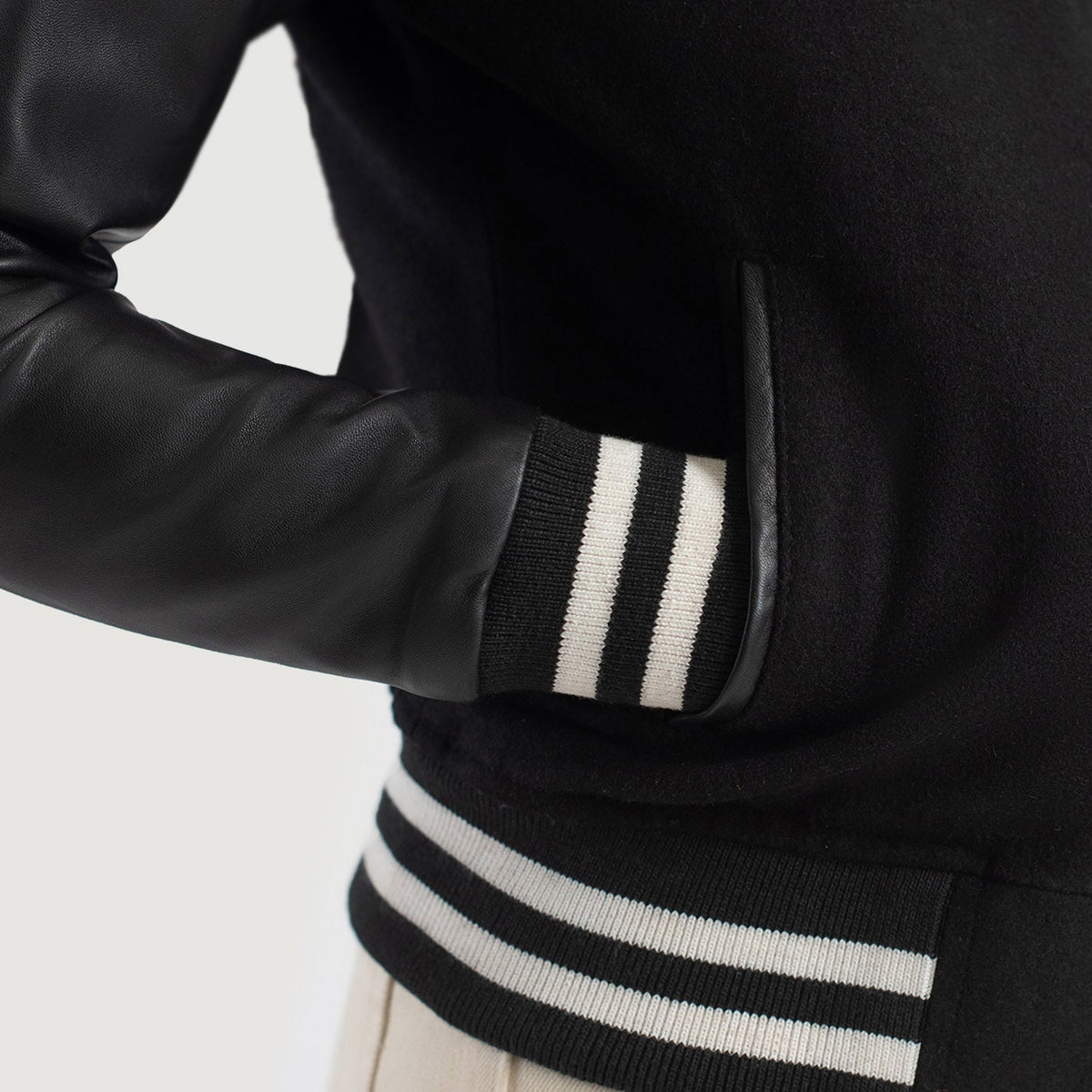 
Savant Varsity Veste en Cuir pour Femme – alternate product view 6