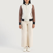 
Savant Varsity Veste en Cuir pour Femme – alternate product view 3