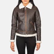 
Sherilyn B-3 Noir Blouson Bombardier en Cuir pour Femme – alternate product view 4