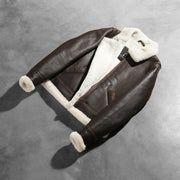 
Sherilyn B-3 Noir Blouson Bombardier en Cuir pour Femme – alternate product view 8