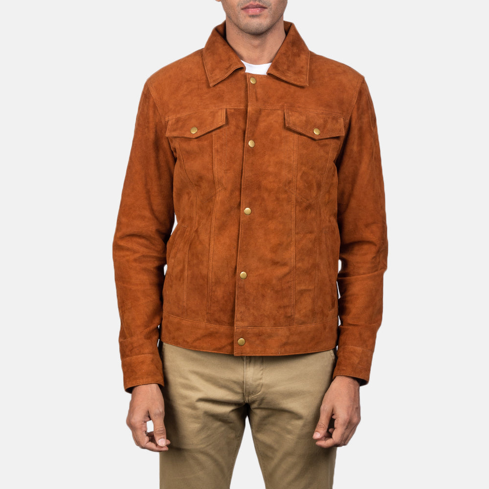 Stallon Veste en Cuir pour Homme – Vue produit alternative 3