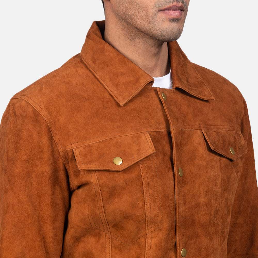 Stallon Veste en Cuir pour Homme – Vue produit alternative 5