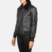 
Stella G-1 Blouson Bombardier en Cuir pour Femme – alternate product view 2