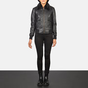 
Stella G-1 Blouson Bombardier en Cuir pour Femme – alternate product view 3
