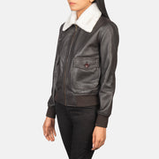 
Stella G-1 Blouson Bombardier en Cuir pour Femme – alternate product view 2