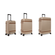 Hand Luggage Suitcase Front Pocket Zuna in Classic 100% Full-Grain Leather - Vue de face &amp; silhouette ajustée | Acheter en ligne