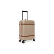 Vue détaillée of Classic Collar &amp; Heavy-Duty Zipper Hardware on Hand Luggage Suitcase Front Pocket Zuna