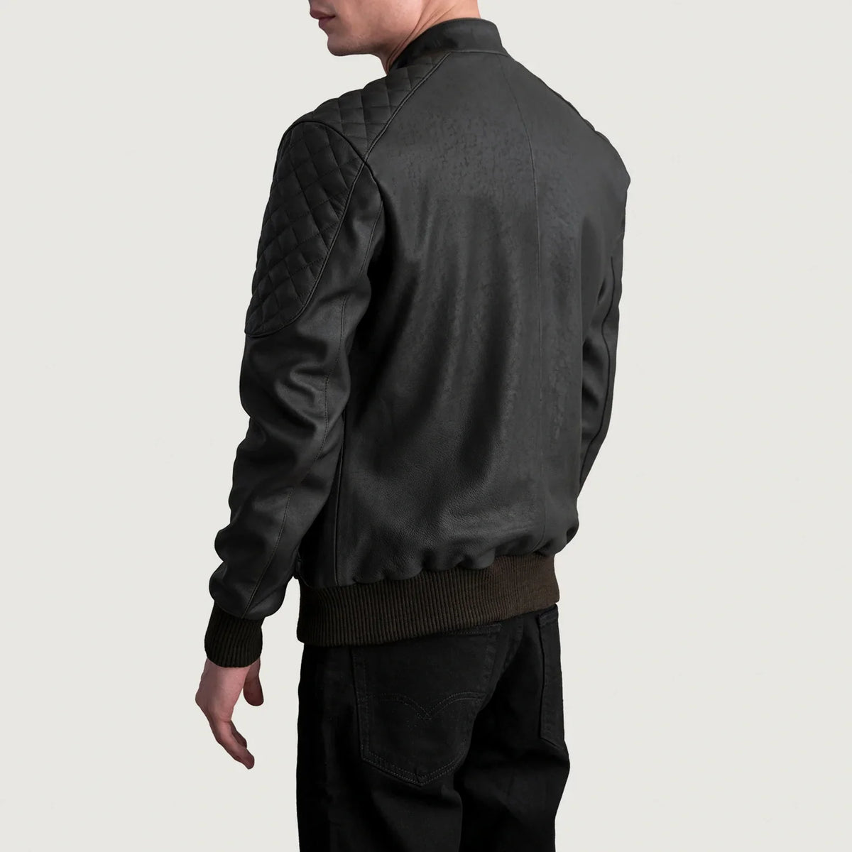 
Sven Blouson Bombardier en Cuir pour Homme – alternate product view 6