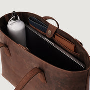 
Reinforced Leather Base with Protective Metal Studs Detail