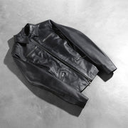 Tomachi Rouge Veste en Cuir pour Femme – Vue produit alternative 7