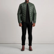 Travis Veste en Cuir pour Homme – Vue produit alternative 3